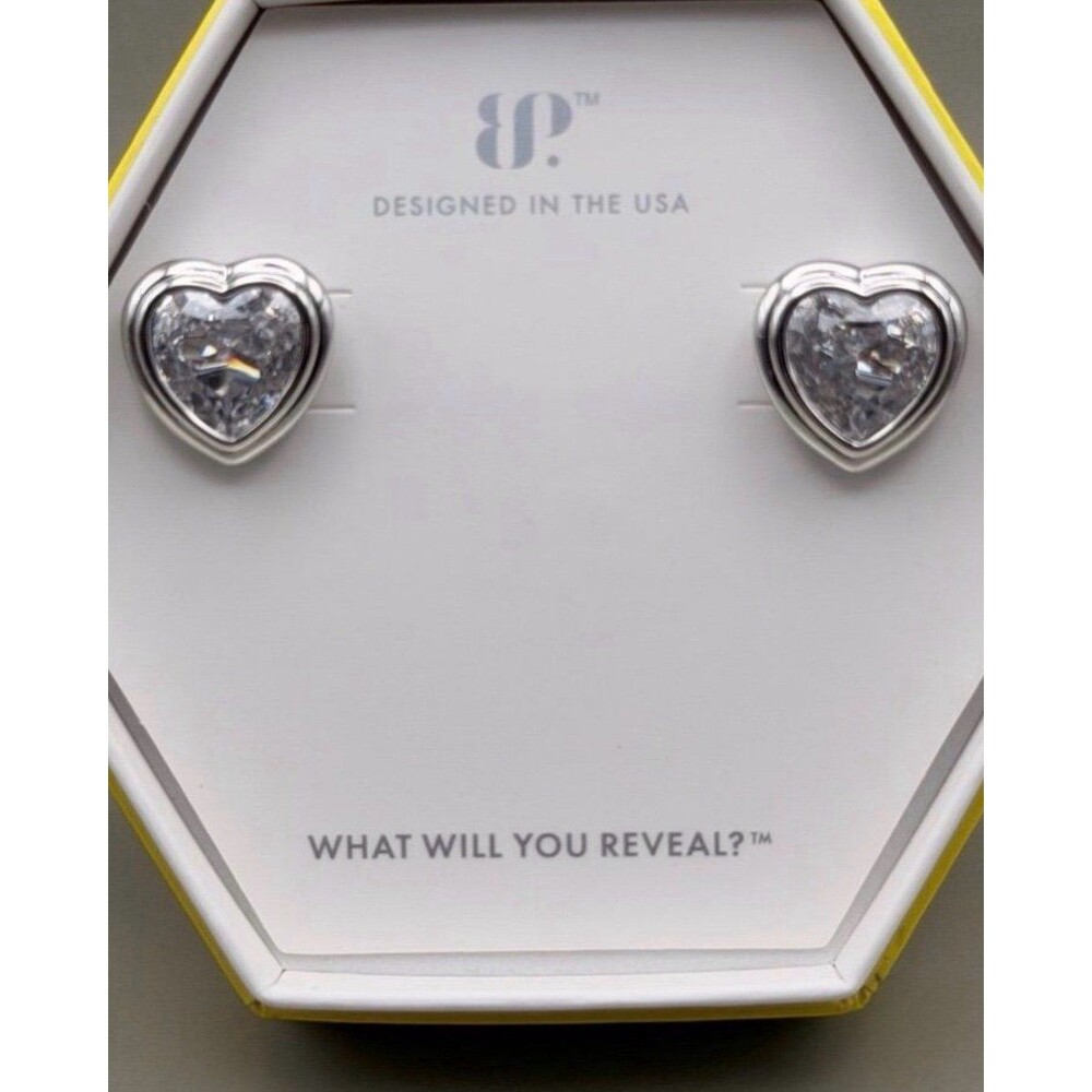 Silver HEART Earrings, BP
